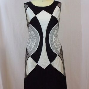 Rahul Mishra Embroidered Sheath Dress